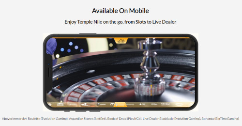 Temple Nile Casino Mobile Casino