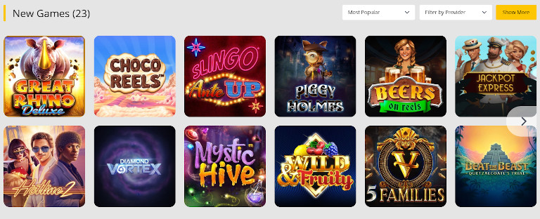 10Cric Casino Game Selection