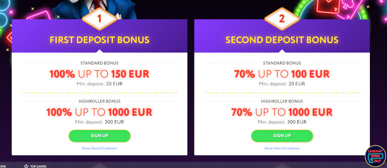 Slot Wolf Casino India Deposit Bonuses