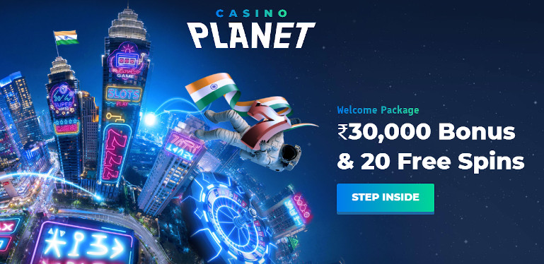 Casino Planet India Welcome Offer