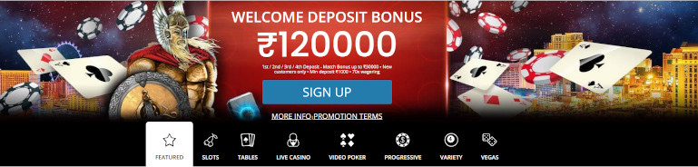 Royal Vegas Casino India Welcome Bonus