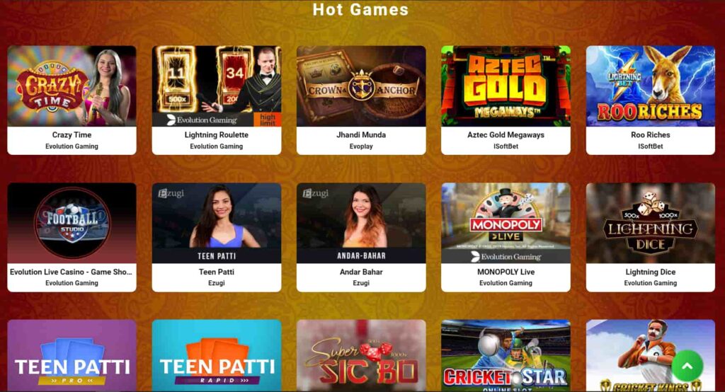 Game Selection at Jeetplay